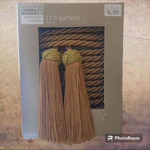 Target Home Candlelight Classics 12 ft. Rope Garland New in Box 2005